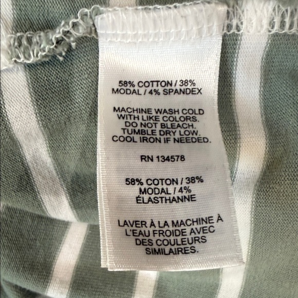 Vineyard Vines Striped Pullover Sweater Shirt XS Boat Neck Green Stripe - Picture 5 of 5